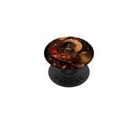Autumn Buddha Lotus Flower - Fall Leaves - Buddhism Buddhist PopSockets Adhesive PopGrip