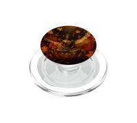 Autumn Buddha Lotus Flower - Fall Leaves - Buddhism Buddhist PopSockets PopGrip for MagSafe