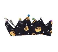 Autumn Cat Collar with Bells | Pumpkin Pattern Adjustable Scarf for Cats/Small Dogs | Pet Dress - up Accessories | Sturdy Polyester