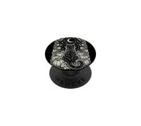 Autumn Cat Lover Crescent Moon Pumpkin Vintage Style PopSockets Adhesive PopGrip