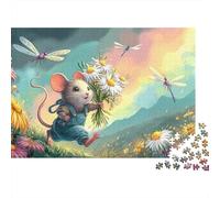 Autumn Cathedral Scene Jigsaw Puzzle - 500 Piece Beautiful Pictures Relaxing Brain Challenge & Premium Home Décor (Rewarding Hobby, 12+)