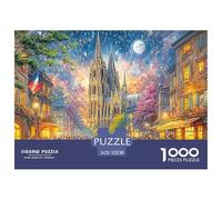 Autumn Cathedral SceneDeluxe Jigsaw Puzzles for Adults Featuring 1000 Intricate And Challenging Educational Puzzle Pieces - Crafted to Be An Exceptional Gift Jigsaw Puzzles for Adults And Young Adult