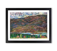Autumn Colour By Marsden Hartley Classic Painting Framed Print | A2 Black Framed Wall Art | Ready to Hang | Classic Landscape Picture | Living Room Bedroom Lounge Office