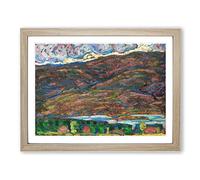 Autumn Colour By Marsden Hartley Classic Painting Framed Print | A4 Oak Framed Wall Art | Ready to Hang | Classic Landscape Picture | Living Room Bedroom Lounge Office