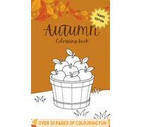 Autumn Colouring Book Travel Edition: A black and white pocket sized activity book filled with leaves, woodland animals, cosy scenes and more (Holidays and Seasonal Colouring Book for Kids)