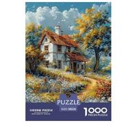 Autumn Countryside Scenery Jigsaw Puzzles Puzzles for Adults Kids. 1000 Piece Interesting Whimsical Challenge Toy Educational Games Home Decoration for Adults& Kids Age 14 Years Up 38x26cm/1000pcs