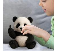 Autumn Decorations,Ornament Middle Finger Newborn Toy Animals Soft Toy Humour Ornaments for Living Room Animals Bedroom Decorations Plush Japanese Decor Soft Kawaii Plushies Humour Girls