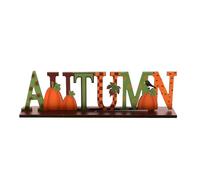 Autumn Decorations Wooden Sign,Maple Leaf Pumpkin Autumn Decor Wooden Thanksgiving Sign Thanksgiving Table Centerpieces Fall Decor for Fall-Autumn Home Decor Thanksgiving Harvest Party
