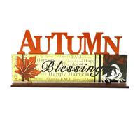 Autumn Decorations, Wooden Tabletop Arrangement Decorations, Fall Harvest Party Centerpiece Decorationss, Fall Thanksgiving Tabletop, Home Ambiance Decoration Supplies