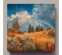 Autumn Diamond Art Kits Adults, Diamond Painting Landscape Crystal Art Square Rhinestone Gem Embroidery Paintings Pictures Crafts Kits for Beginners Kids, Room Decor, Gifts for Women 80x80cm we11-11f