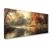 Autumn Diamond Art Kits Adults Large Diamond Painting Couples Crystal Art Kits Adults DIY 5D Full Drill Crystal Embroidery Cross Stitch Painting for Home Room Decor, Gifts for Women 90x180cm Y0-1061