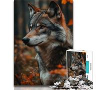 Autumn Dog Jigsaw Puzzles for Teenagers 1000 Piece Puzzle,family Fun Games Is Ideal As A Gift for The Whole Family 50x75cm