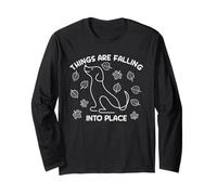Autumn Dog Lover Leaves Things are Falling Into Place Puppy Long Sleeve T-Shirt
