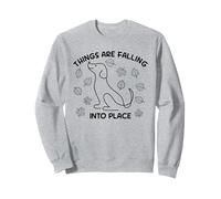 Autumn Dog Lover Leaves Things Are Falling Into Place Sweatshirt