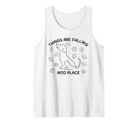 Autumn Dog Lover Leaves Things are Falling Into Place Tank Top