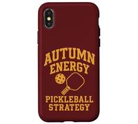 Autumn Energy Pickleball Strategy Design Case for iPhone X/XS