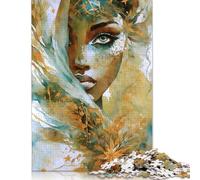 Autumn Fae Goddess Fae Jigsaw Puzzles Puzzles for Adults Kids. 1000 Piece Great Gifts Challenge Toy Educational Games Home Decoration for Adults& Kids Age 14 Years Up 1000pcs (38x26cm)
