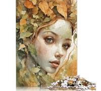 Autumn Fae Jigsaw Puzzles Puzzles for Adults Kids. 1000 Piece Whimsical Challenge Toy Educational Game Home Decoration for Adults& Kids Age 14 Years Up 1000pcs (75x50cm)