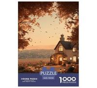 Autumn Fairy Tale Jigsaw Puzzles Puzzle for Adults Kids. 1000 Pieces Interesting Great Gifts Challenge Toy Educational Game Home Decoration for Adults& Kids Age 14 Years Up 70x50cm/1000pcs