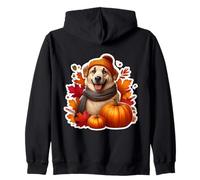 Autumn Fall Anatolian Shepherd Dog Owner Lover Vintage Cute Zip Hoodie