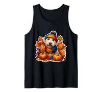 Autumn Fall Bedlington Terrier Dog Owner Thanksgiving Cozy Tank Top