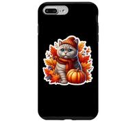 Autumn Fall British Shorthair Cat Owner Thanksgiving Mom Dad Case for iPhone 7 Plus/8 Plus