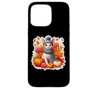 Autumn Fall Cornish Rex Cat Owner Thanksgiving Mom Dad Cozy Case for iPhone 15 Pro Max