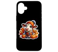 Autumn Fall Cow Owner Lover Thanksgiving Farmer Rancher Farm Case for iPhone 16 Plus