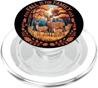 Autumn Fall Deer Family Woodland Forest Leaves Nature Walks PopSockets PopGrip for MagSafe