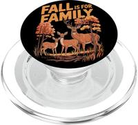 Autumn Fall Deer Family Woodland Forest Leaves Nature Walks PopSockets PopGrip for MagSafe