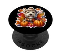 Autumn Fall Glen of Imaal Terrier Ter Dog Owner Thanksgiving PopSockets Adhesive PopGrip
