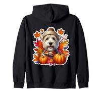 Autumn Fall Glen of Imaal Terrier Ter Dog Owner Thanksgiving Zip Hoodie