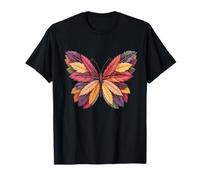 Autumn Fall Leaves Butterfly Nature Forest Fall T-Shirt