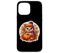 Autumn Fall Owl Bird Lover Thanksgiving Pumpkin Leaves Cute Case for iPhone 13 Pro Max
