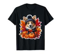 Autumn Fall Portuguese Podengo Pequeno Dog Owner Mom Dad T-Shirt