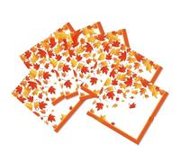 Autumn Fall Thanksgiving Napkins- 20PCS Disposable Thanksgiving Napkins with Maple Leaf Design, Fall Party Napkins for Autumn Dinner, Harvest Festival, Wedding, Baby Shower, Cocktail Table Decor