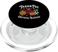 Autumn Fall Thanksgiving Thankful Grateful Blessed Pumpkin PopSockets PopGrip for MagSafe