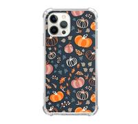 Autumn Falling Leaves Case Compatible with iPhone 14 Pro Max,Pumpkin Spice Harvest Case for Man Women Teen,Unique Soft TPU Bumper Case Cover