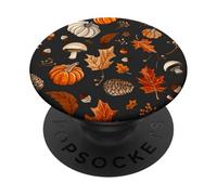Autumn Falling Leaves Pumpkin Spice Harvest Happy Fall PopSockets Adhesive PopGrip