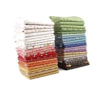 Autumn Fat Quarter Bundle (45 Pieces) by Lori Holt for Riley Blake 18 x 21 inches (45.72 cm x 53.34 cm) Fabric cuts DIY Quilt Fabric