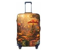 Autumn Floral Path Travel Luggage Covers - Elasticity Suitcase Covers Protector for Luggage 18-32 Inch