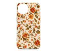 Autumn Flower Orange Floral Vintage Hygge Cozy Fall Case for iPhone 13