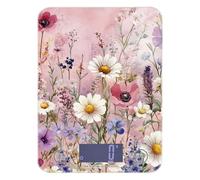 Autumn Flowers Vintage Easy Clean Portable Food Scale Digital 11lb/0.18oz, 5kg/5g Scale in Grams with 4 Unit for Espresso Dieting Weight Loss (Batteries not Included)
