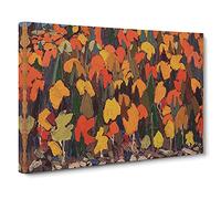 Autumn Foliage By Tom Thomson Canvas Print | Gallery Wrapped 30mm Frame Wall Art | 30x20 inches | Ready to Hang | Classic Landscape Picture | Living Room Bedroom Lounge Office