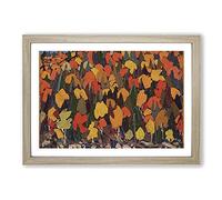 Autumn Foliage by Tom Thomson Framed Print | A2 Oak Framed Wall Art | Ready to Hang | Modern Floral Picture | Living Room Bedroom Lounge Office