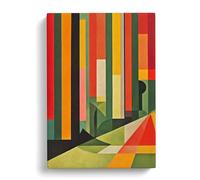 Autumn Forest Blocks Vol.2 Canvas Print for Living Room Bedroom Home Office Décor, Wall Art Picture Ready to Hang, 30x20 Inch (76x50 cm)