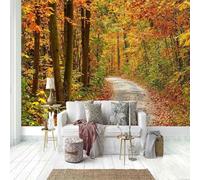 Autumn Forest Falling Leaves Space Extension 3D Wallpaper Luxury Home Dining Decor Paste Sofa Living Room The Wall for Bedroom Mural-430cm×300cm