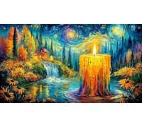 Autumn forest fox among mushrooms Adult Jigsaws 1000 Pieces Recycled Paper - Home Activity & Fun Present for Adults 75x50/1000pcs