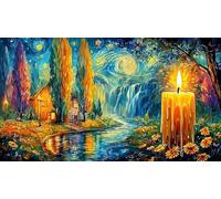 Autumn forest fox among mushrooms Recycled Paper Jigsaw Puzzle 1000 Piece - Fun Present & Great Gift Idea for Adults 75x50/1000pcs