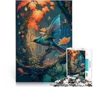 Autumn Forest HummingbirdJigsaws 2000 Pieces for teenagers learning educational toys Every Piece is Unique - Challenging Family Fun Game 70x100cm